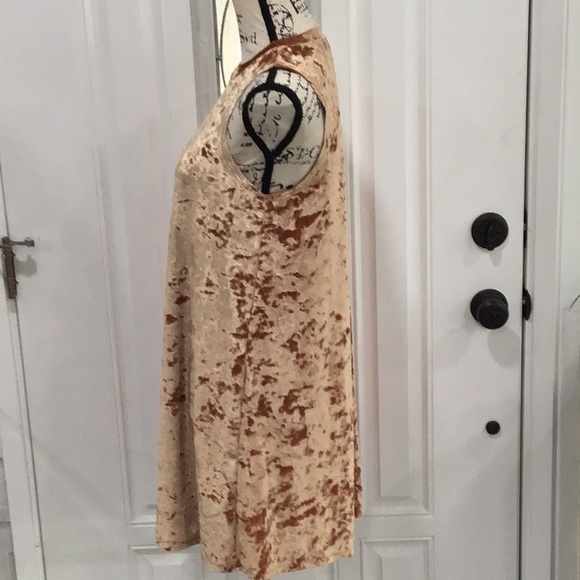 🆕 FOREVER 21 Velour Mock Neck Sleeveless Mini Dress - Picture 6 of 13